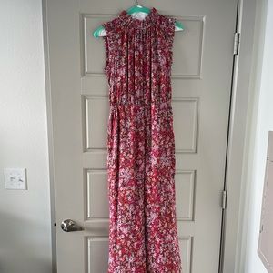 Anthropologie floral jumpsuit XS